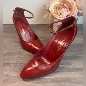 Halston Heritage Red Heels